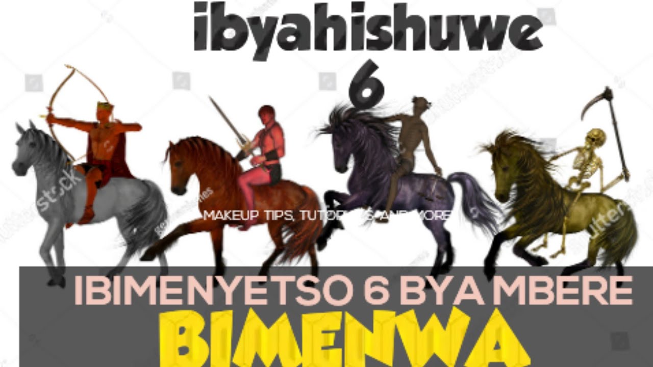 IBIMENYETSO 6 BYA MBERE BIMENWA/ IBYAHISHUWE IGICE CYA 6