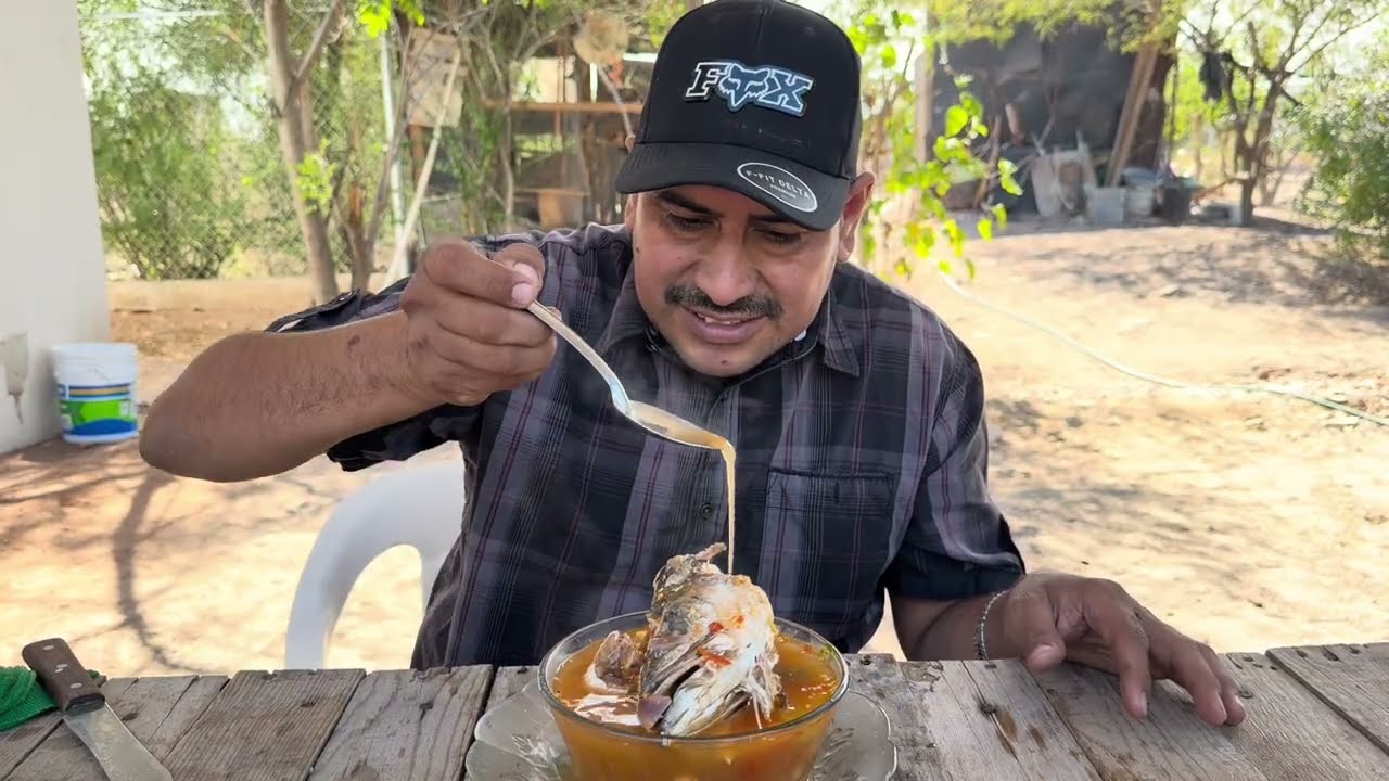 Preparamos un rico caldo de corvina 