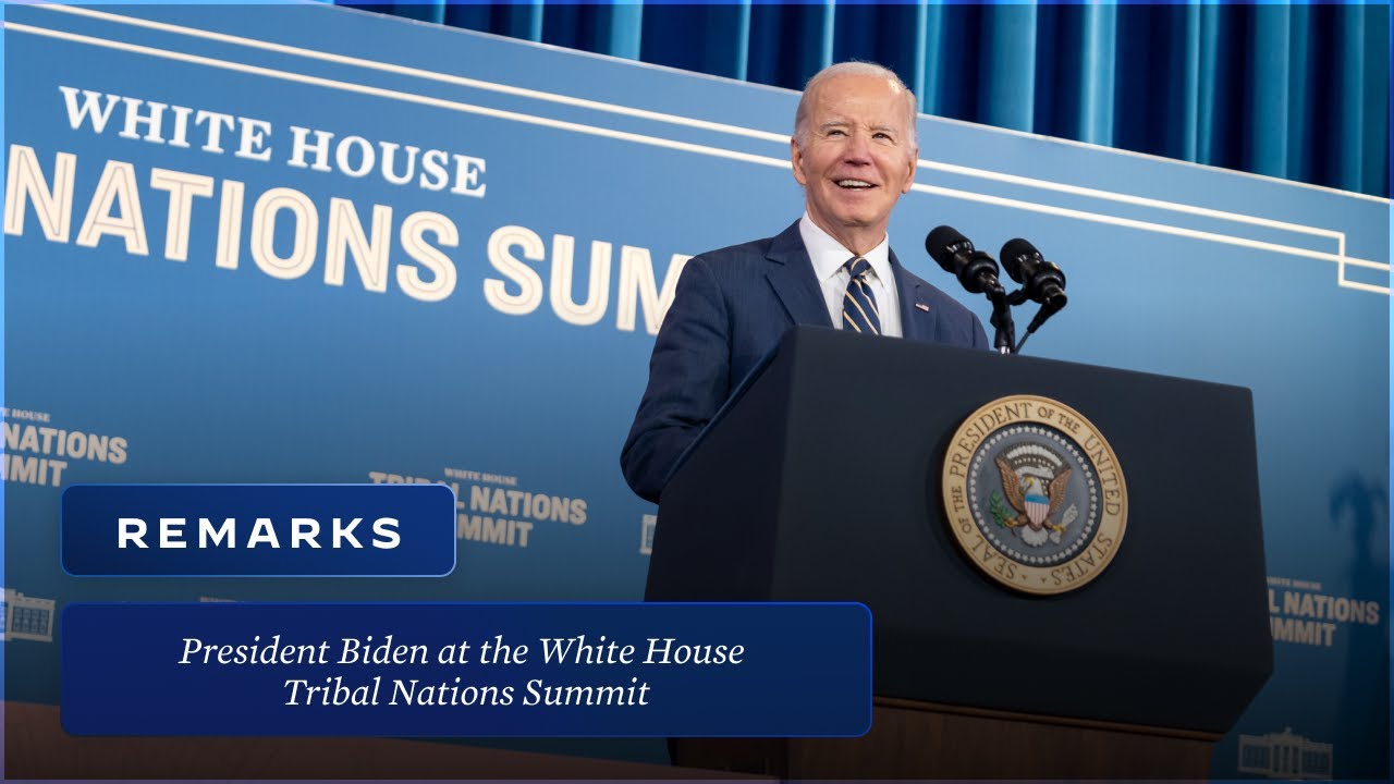 President Biden Delivers Remarks at the White House Tribal Nations Summit
