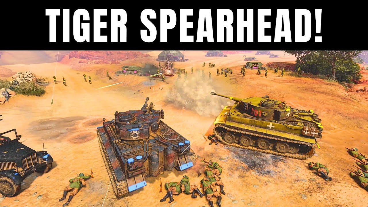 2 x Tigers as a Spearhead is Absolutely Devastating! - Company of Heroes 3 Gameplay - COH3