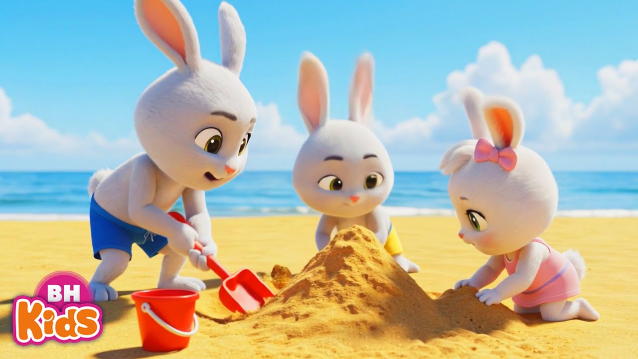 Nhạc Thiếu Nhi Bé Yêu Biển Lắm 🏖🦋Biển To Quá Bé Chẳng Dám Tắm Đâu, Bài Hát Vui Nhộn Cho Bé