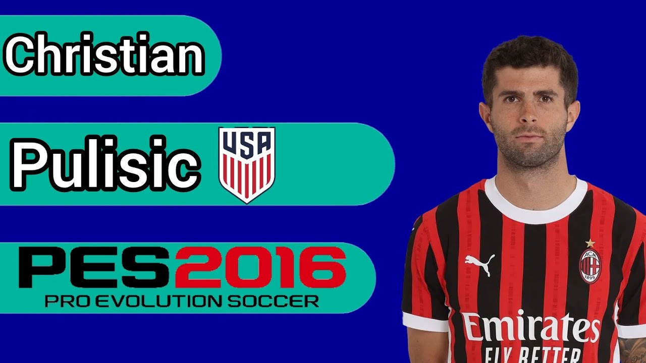 PES 2016 Christian Pulisic Face Creation|Ps3, Ps4, Ps5, Xbox360 ,Xbox1| by ML Face Creation