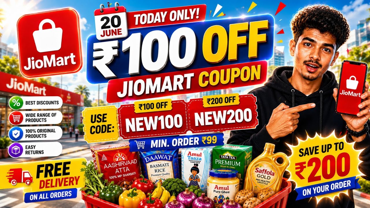 jiomart&nbsp;coupon&nbsp;today | jiomart&nbsp;offers&nbsp;today | jiomart new&nbsp;coupon&nbsp;code ₹100 | free&nbsp;shopping&nbsp;apps 