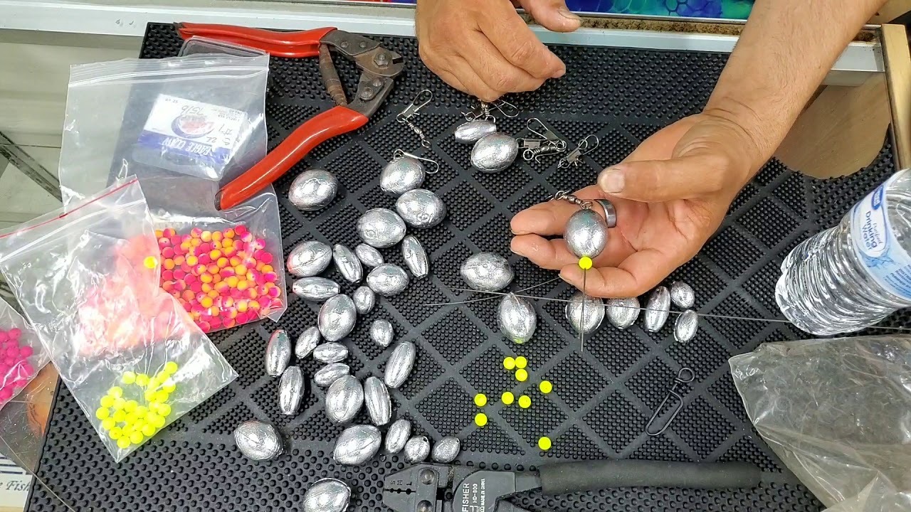 How to make King fish Slide weight rig ASMR pro fishing techniques shared knowledge set for monsters