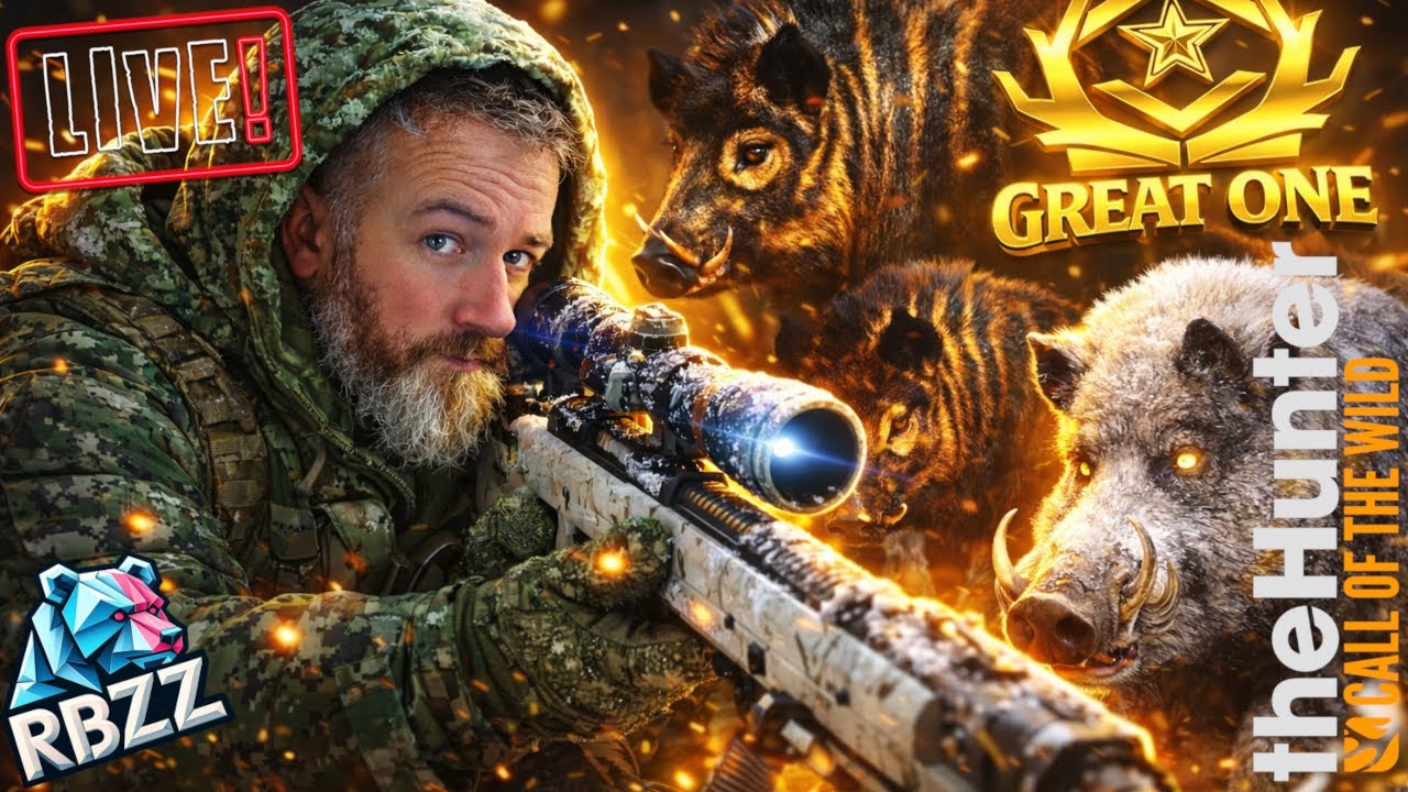 LIVE FARM DU GREAT ONE SANGLIER THE HUNTER CALL OF THE WILD