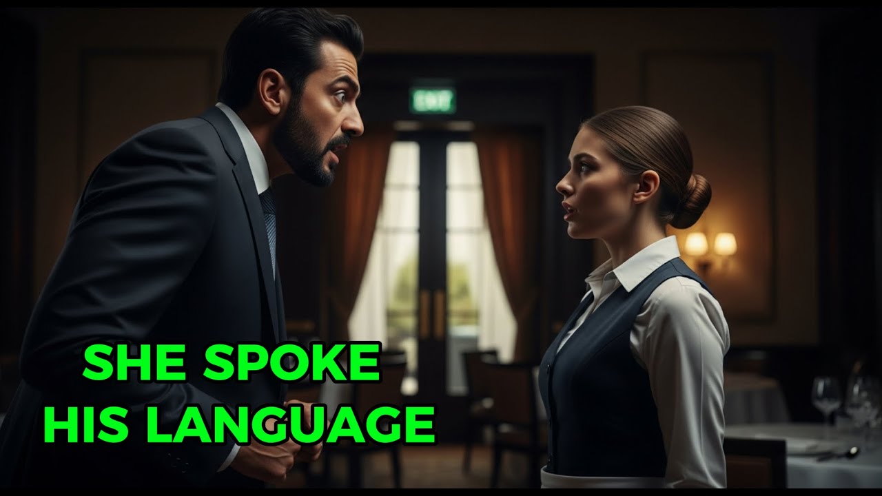 Furious Arab Billionaire Was Leaving — Until the Waitress Shocked Him by Speaking Arabic