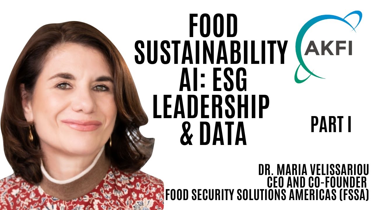 Food Sustainability AI: ESG Leadership & Data - Part I