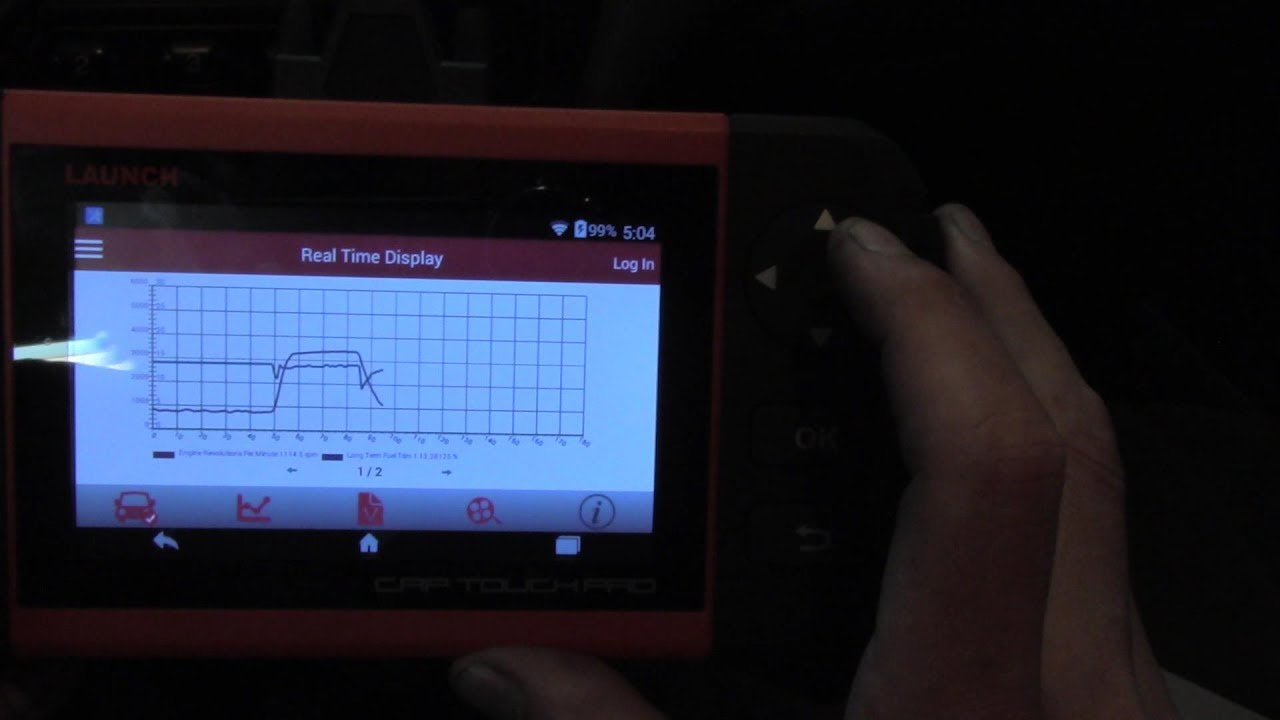 Launch CRPTouchpro Scanner: Review + RealTime Diagnosis