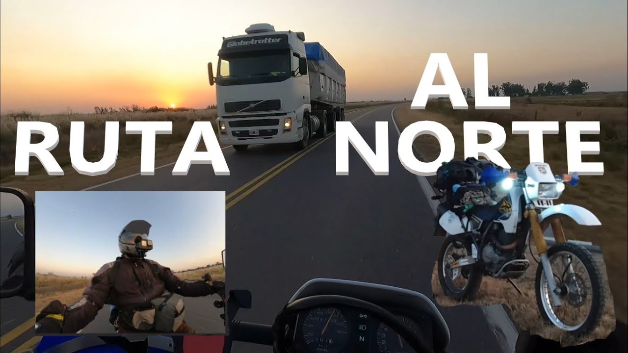 RUTA AL NORTE EN MOTO SUZUKI DR |CAP#1 NORTE ARGENTINO PARAGUAY BRASIL | SUZUKI DR 350 #oldschool