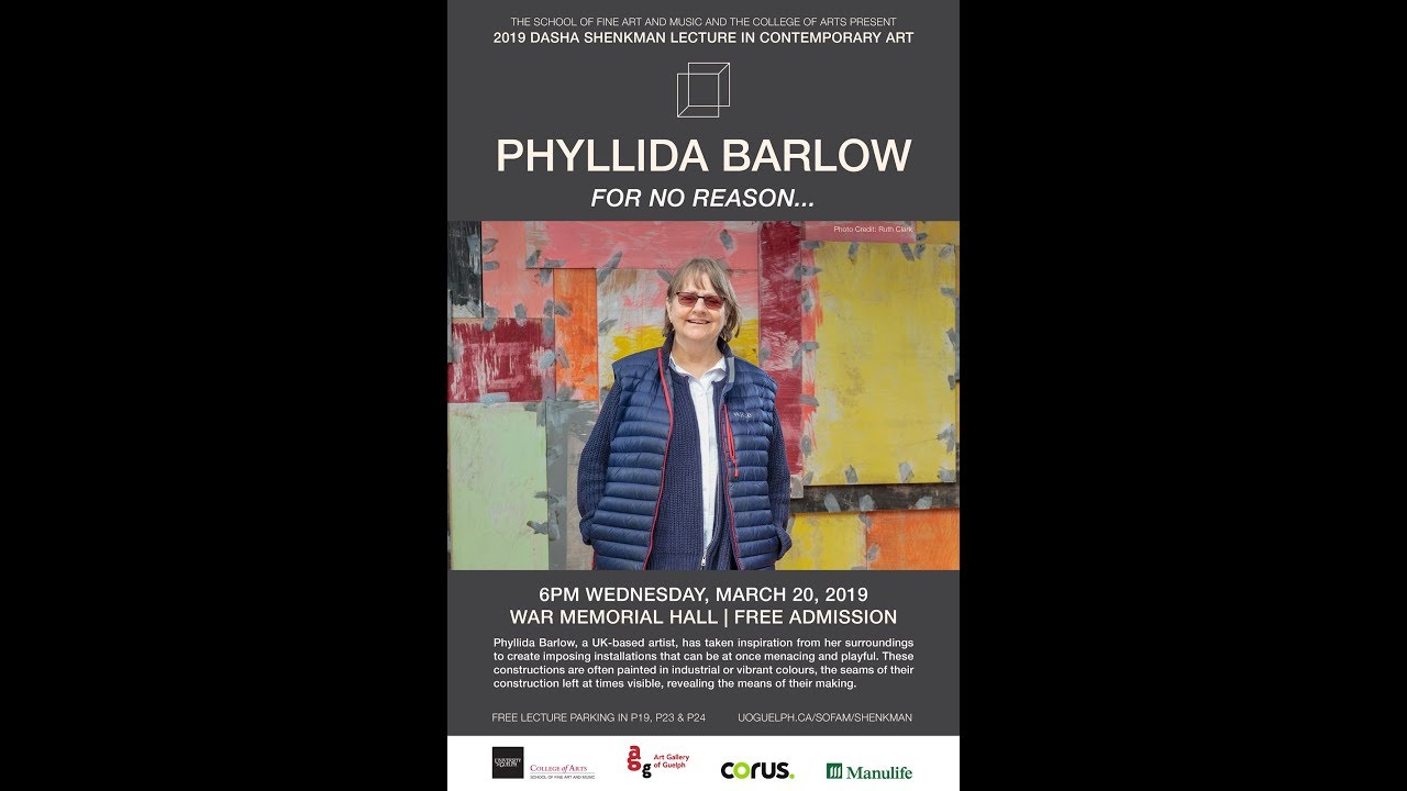 Phyllida Barlow - Shenkman Lecture in Contemporary Art 2019