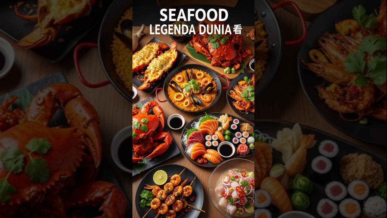 Seafood Terenak dari Berbagai Negara! #Seafood #Foodie #MakananEnak #SeafoodLovers #KulinerDunia