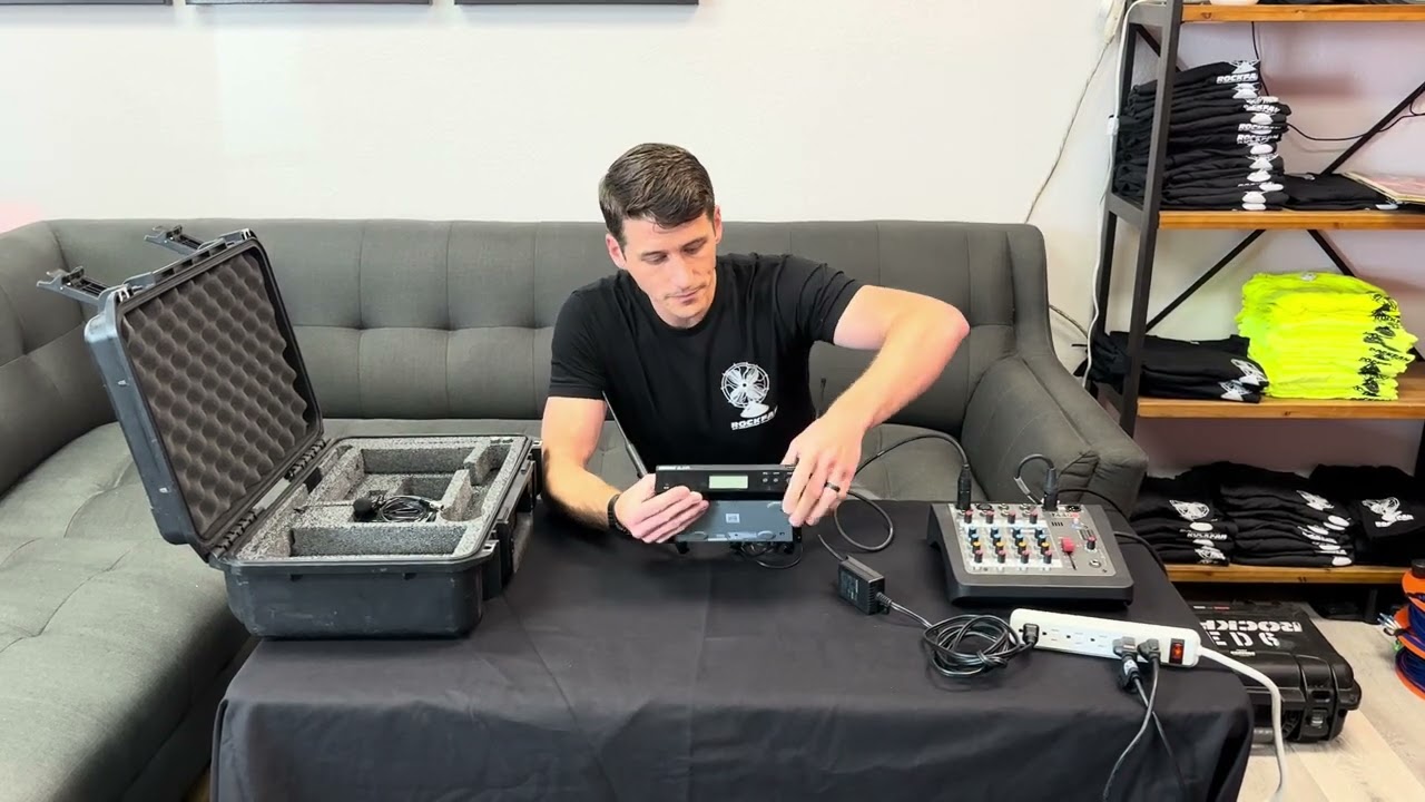 Setting Up Shure BLX Wireless Microphone - Handheld