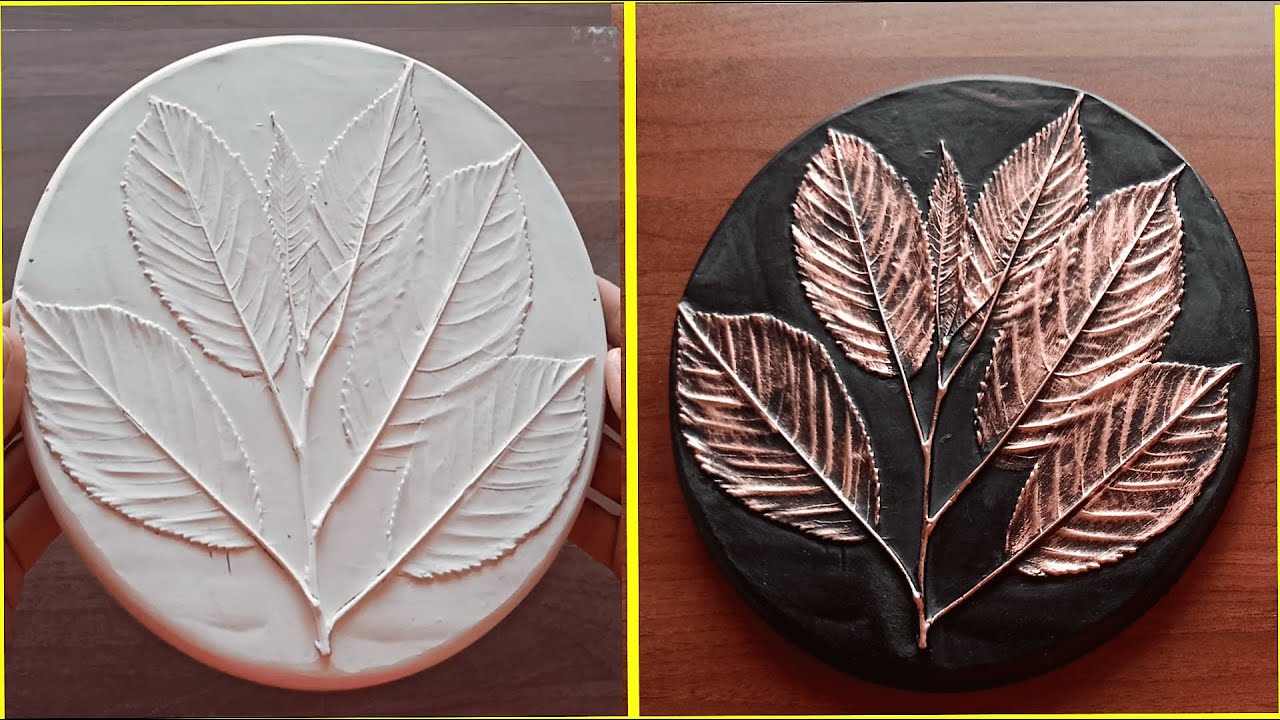 طريقه عمل لوحات ثلاثيه الابعاد بسهوله من الطين الصلصال /نحت بارز/ فن نحت الطين