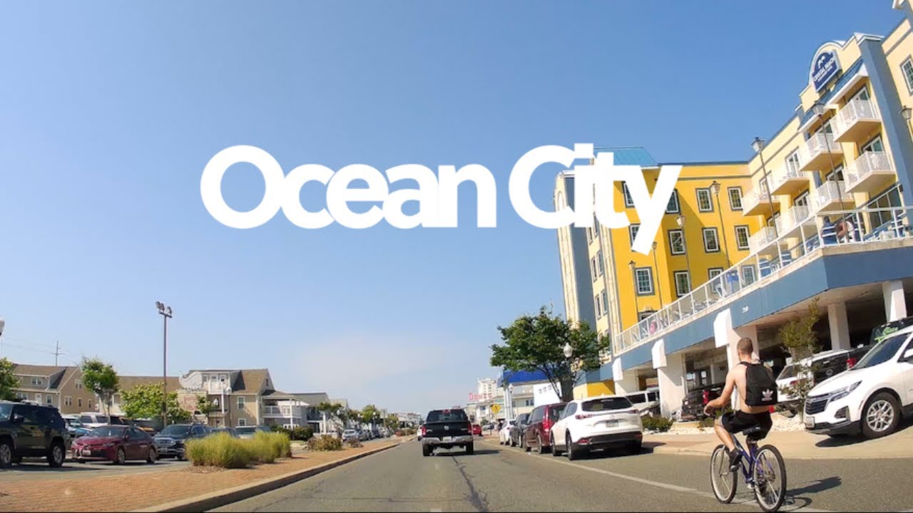 Scenic drive through Ocean city, Maryland 4k Part 2 Coastal views and Highlights