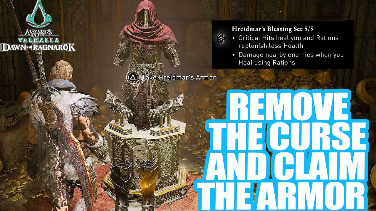How to Get HREIDMAR'S Cursed Armor and Remove the Curse - Assassin's Creed Valhalla Dawn of Ragnarok