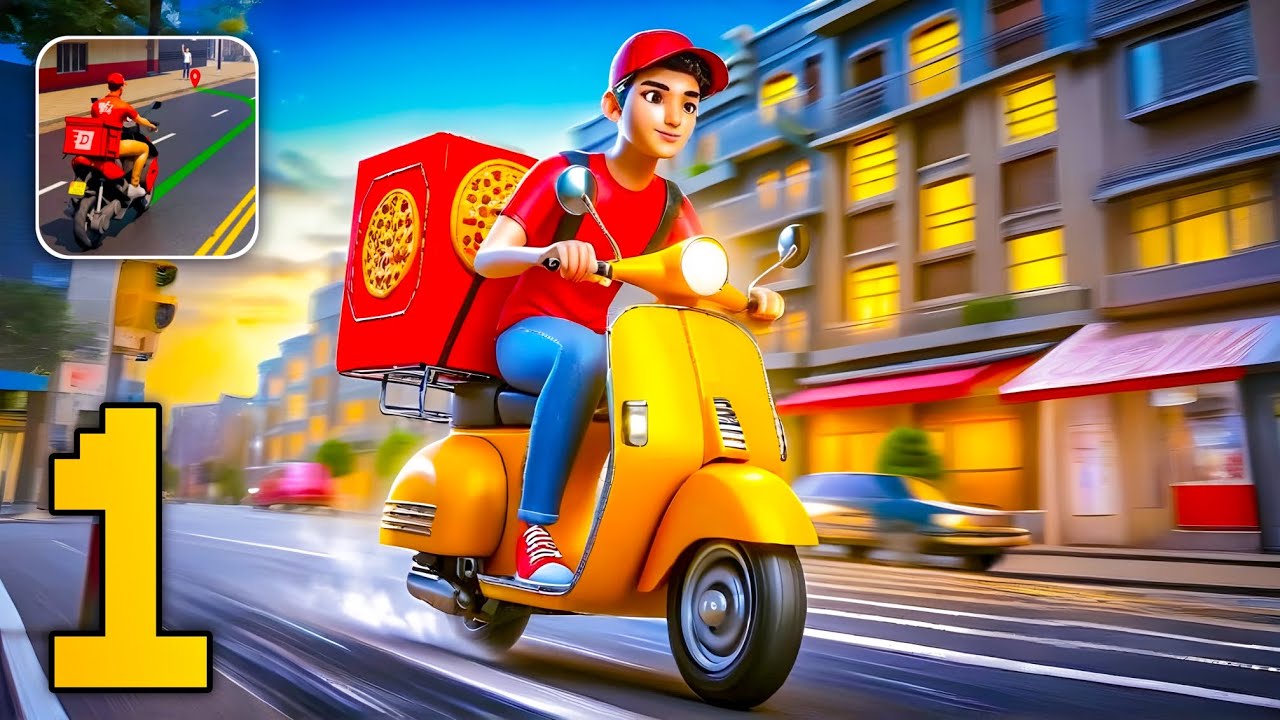 Urban Food Delivery Game Gameplay Walkthrough Part 1 (iOS, Android)