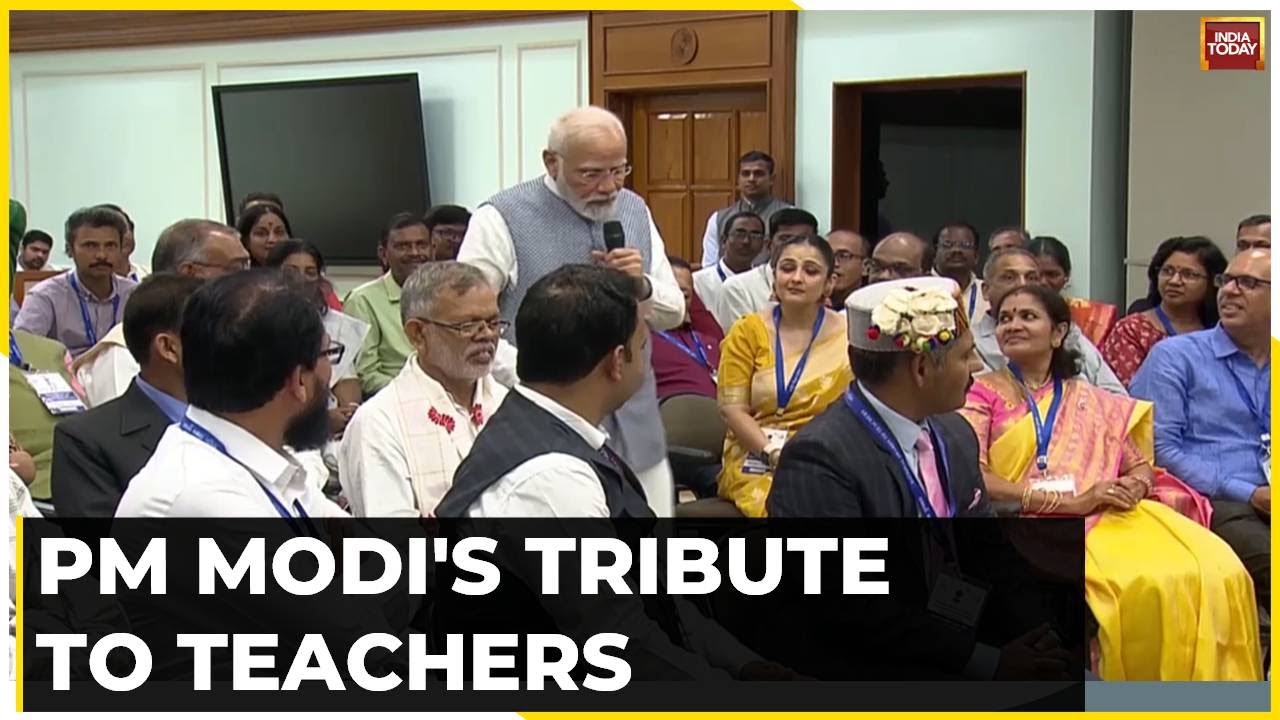 PM Modi Meets Award Winning Teachers, Says Celebrate Culture & Diversity In Schools
