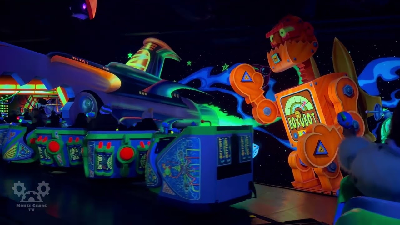 Paris Buzz Lightyear Laser Blast Ride and Queue in 4K - A Galactic Shootout at Disneyland Paris 2024