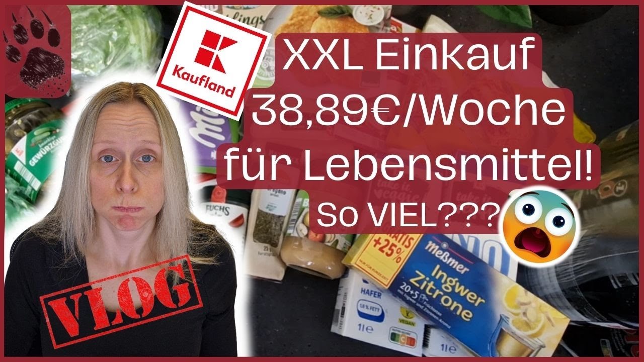 SPAREN extrem günstiger XXL VORRAT Wocheneinkauf 38,89€ 😱 WARUM? #foodhaul #budgetplanung #vlog