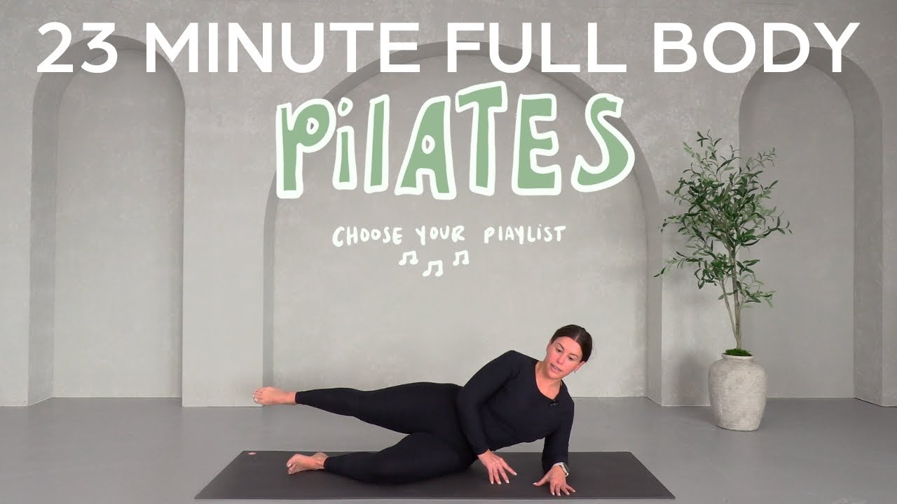 FULL BODY MAT PILATES | all levels &bull; 23 minutes &bull; no equipment or props &bull; choose your music