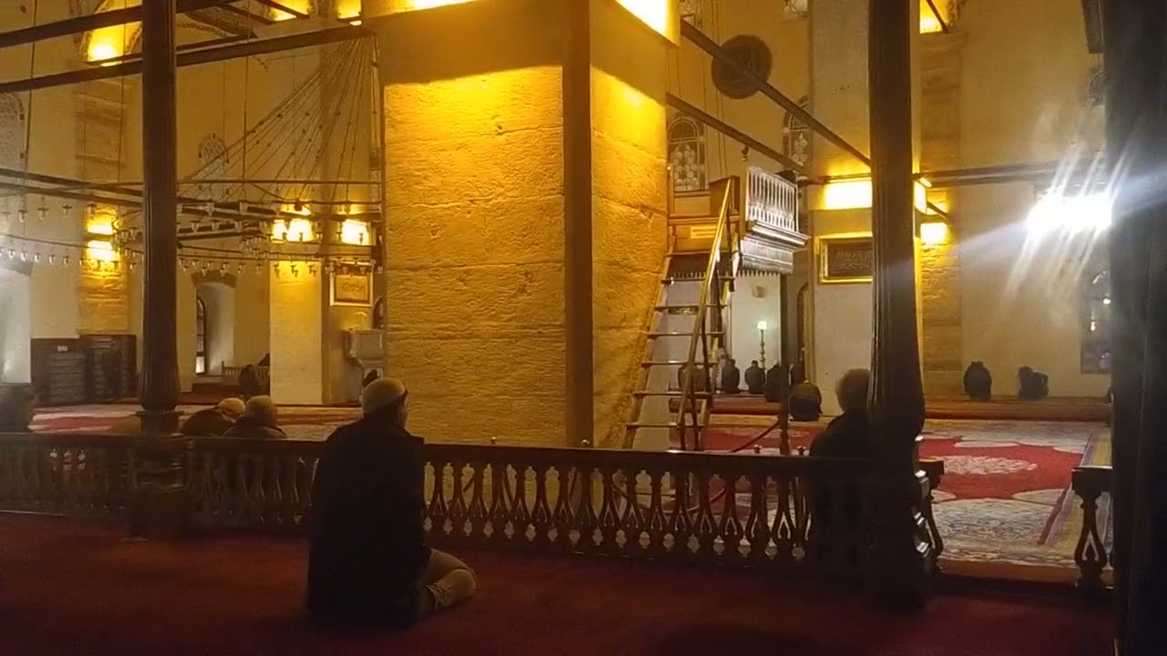 15:02:2026:Pazar günü Zağnos Paşa Cami müezzini fatih Uysalın Hicaz Makamı Yatsı Ezanı