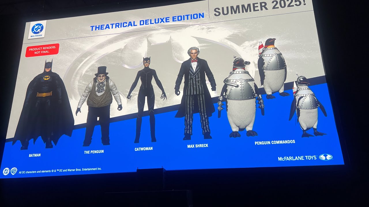 Mcfarlane Toys Dc Mutliverse Batman Returns figures revealed
