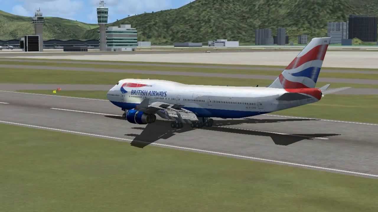 Flight Simulator X-London to Hong Kong by British Airways