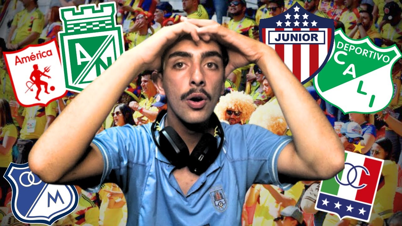 LAS MEJORES HINCHADAS COLOMBIANAS🇨🇴URUGUAYO REACCIONA A LAS MEJORES HINCHADAS DE COLOMBIA🔥