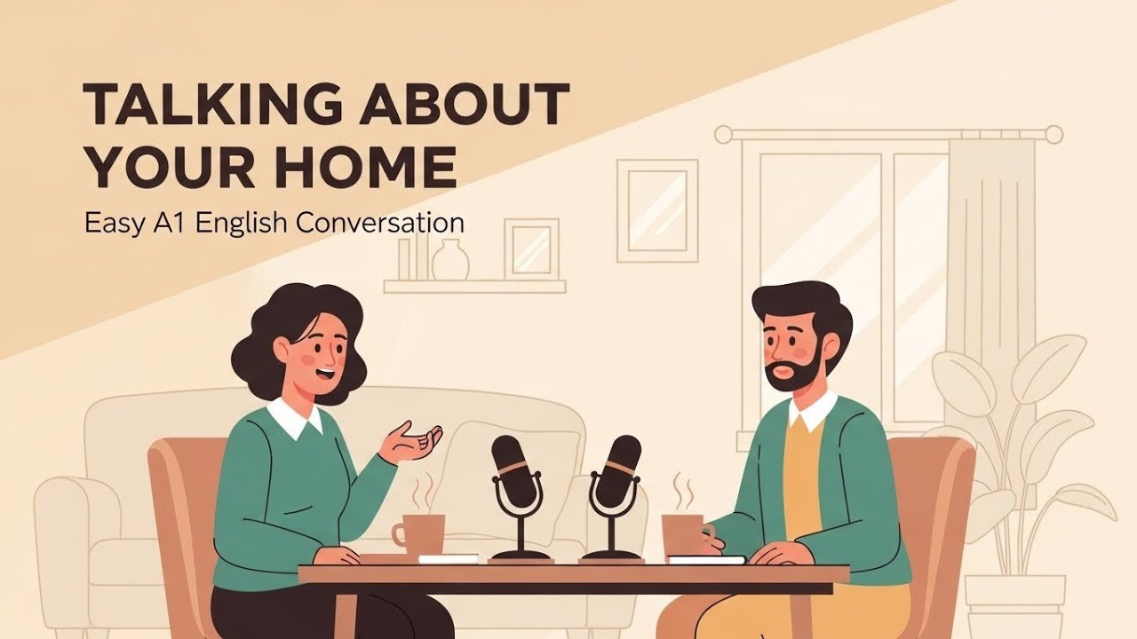 Talking About Your Home in English | Easy A1 English Conversation
