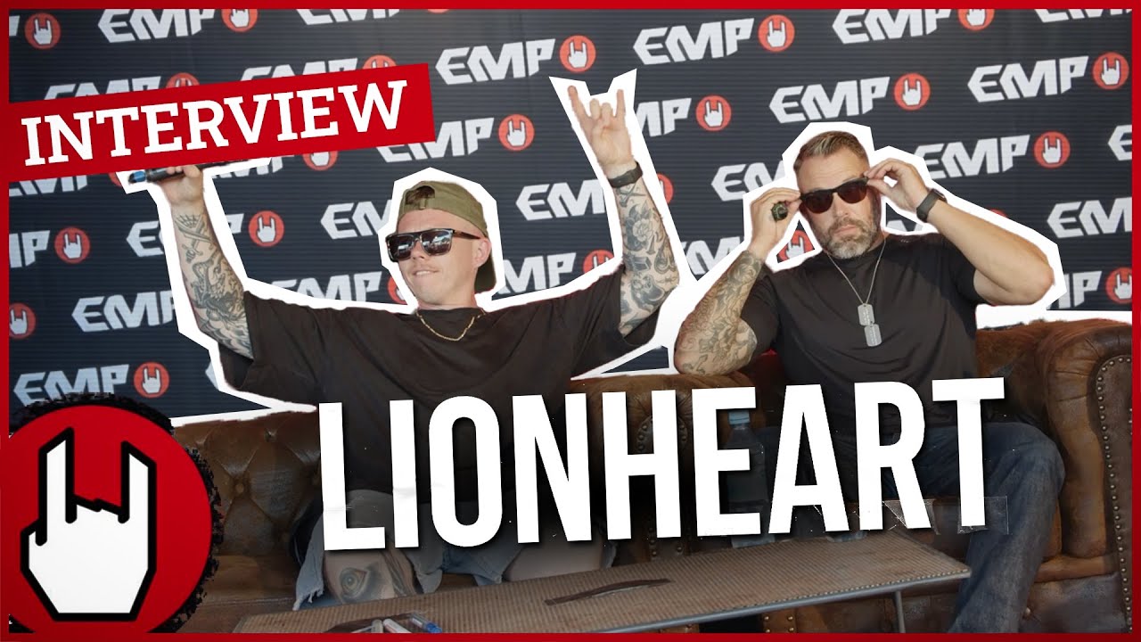 LIONHEART Interview EMP Backstage Club Area beim SUMMER BREEZE OPEN AIR 2023