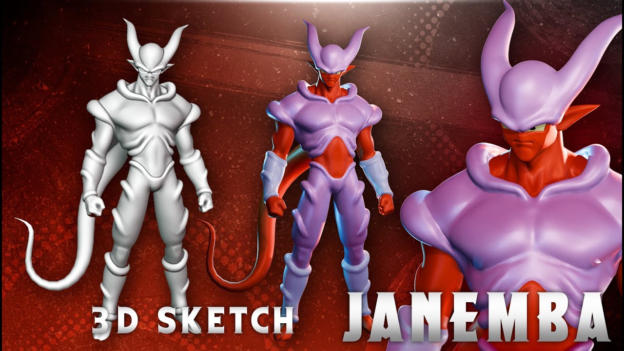 Janemba DBZ | Blender 3D Sketch