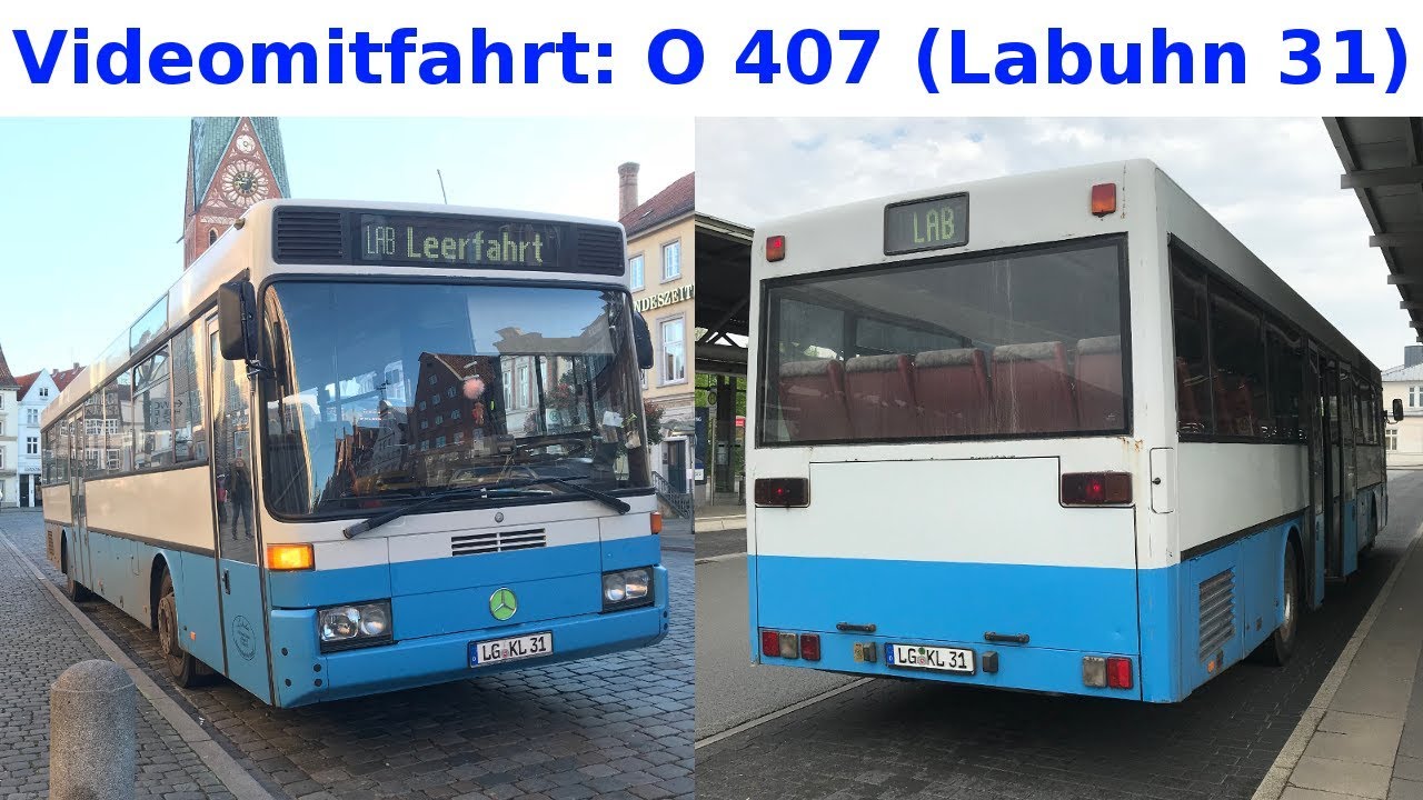 O 407 (Labuhn 31, Bj. 1990) [2. Mitfahrt/Video | Innen] (30.04.2018)