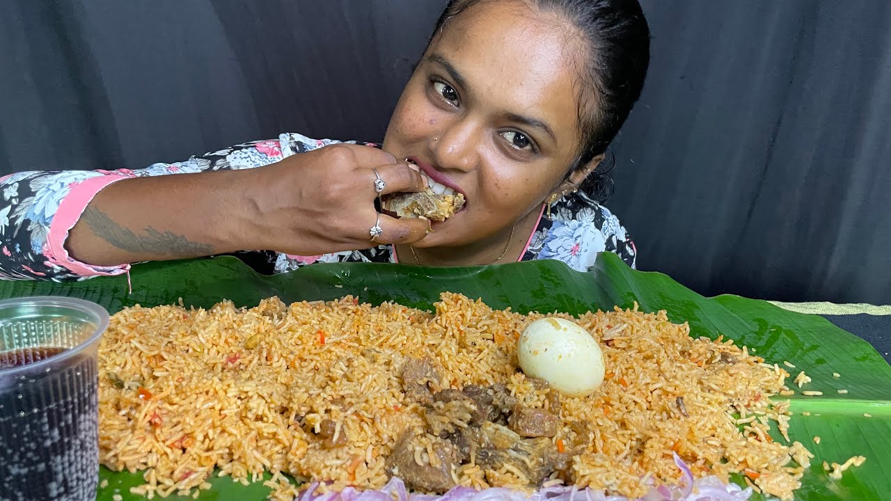 🔥Unlimited Motton Biriyani ‼️Eating video 