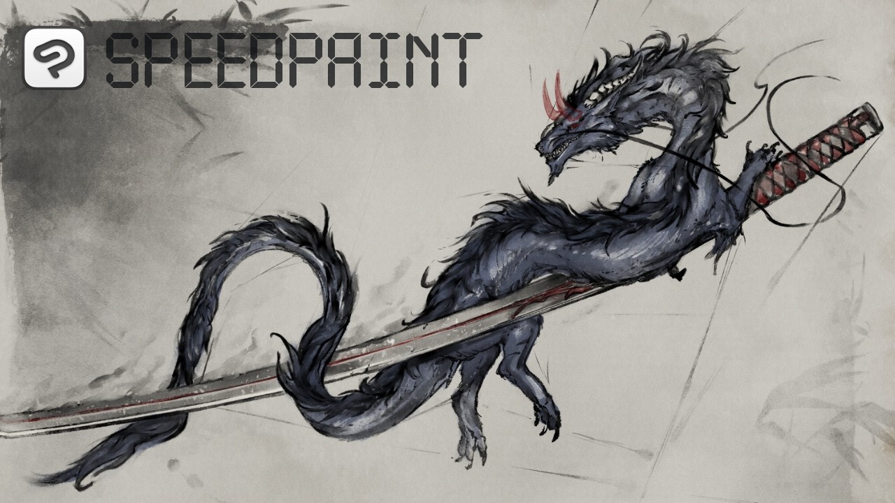 timelapse - Imitation of Asian painting