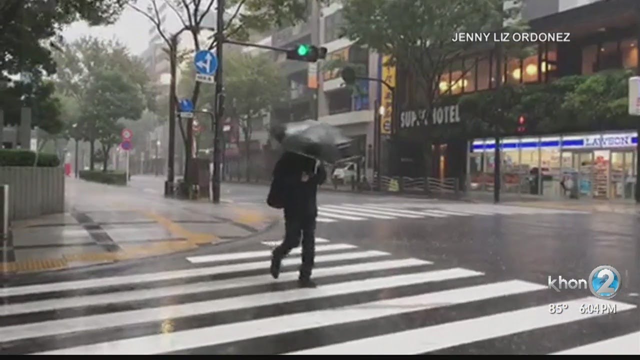 Hawaii residents in Japan are bracing for impact of Typhoon Hagibis