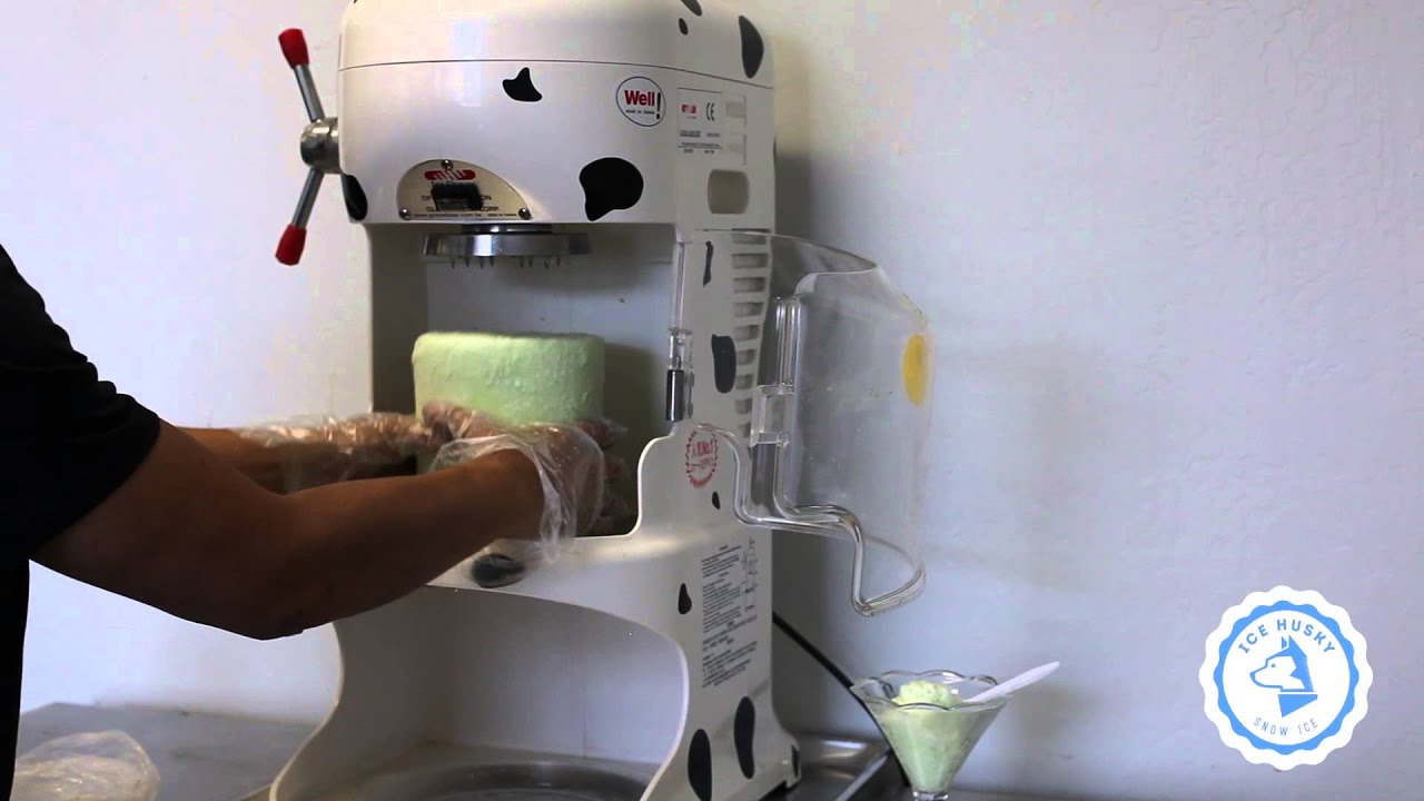 Taiwanese Frozen Dessert Shaved Ice Shaver Instructional - Ice Husky Inc.