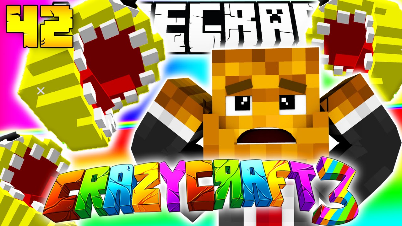 Minecraft CRAZY CRAFT 3.0 - I HATE PACMAN #42 w/ BajanCanadian & PeteZahHutt | JeromeASF