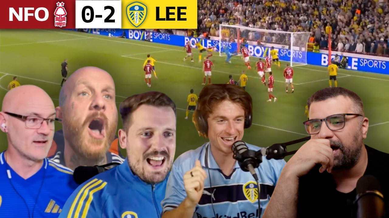 FOREST FANS FUME, LEEDS FANS GO WILD After 2-0 AWAY WIN! 😱 | EFL CUP REACTIONS