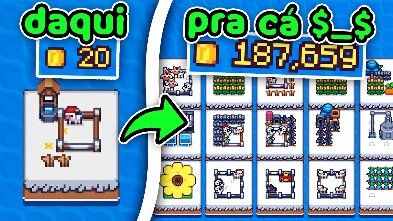 Evolui tanto que t&ocirc; rico no joga da fazendinha 😬💸 terracards
