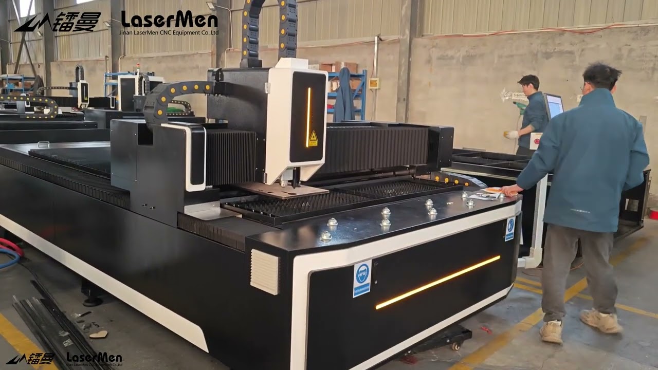 [LaserMen] 1530 Dual Fiber + CO2 Laser — From Plywood to Steel, One Powerful System