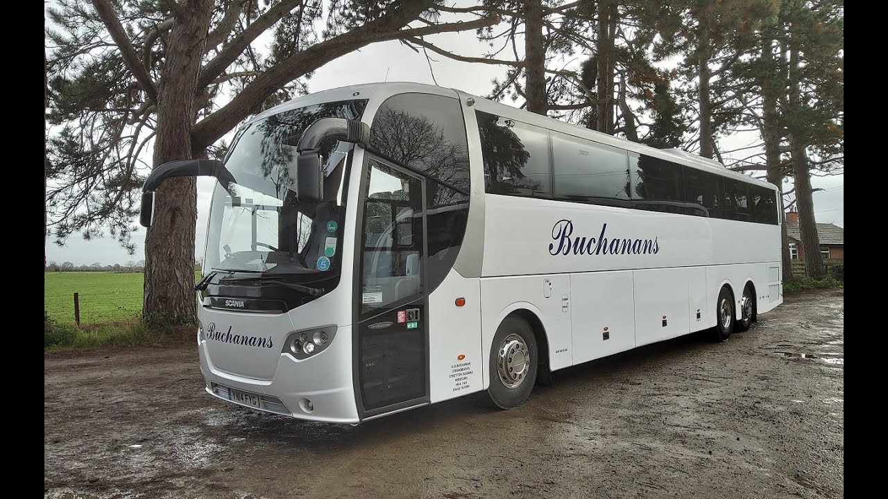 YN14 FYG - 2014 (14) Scania K400EB 6x2 Omni Express