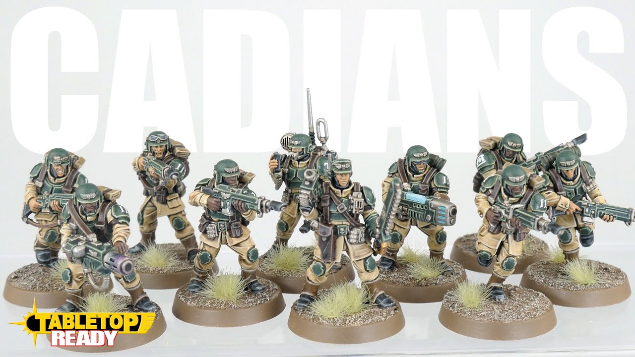 Как покрасить кадианскую пехоту для Warhammer 40,000