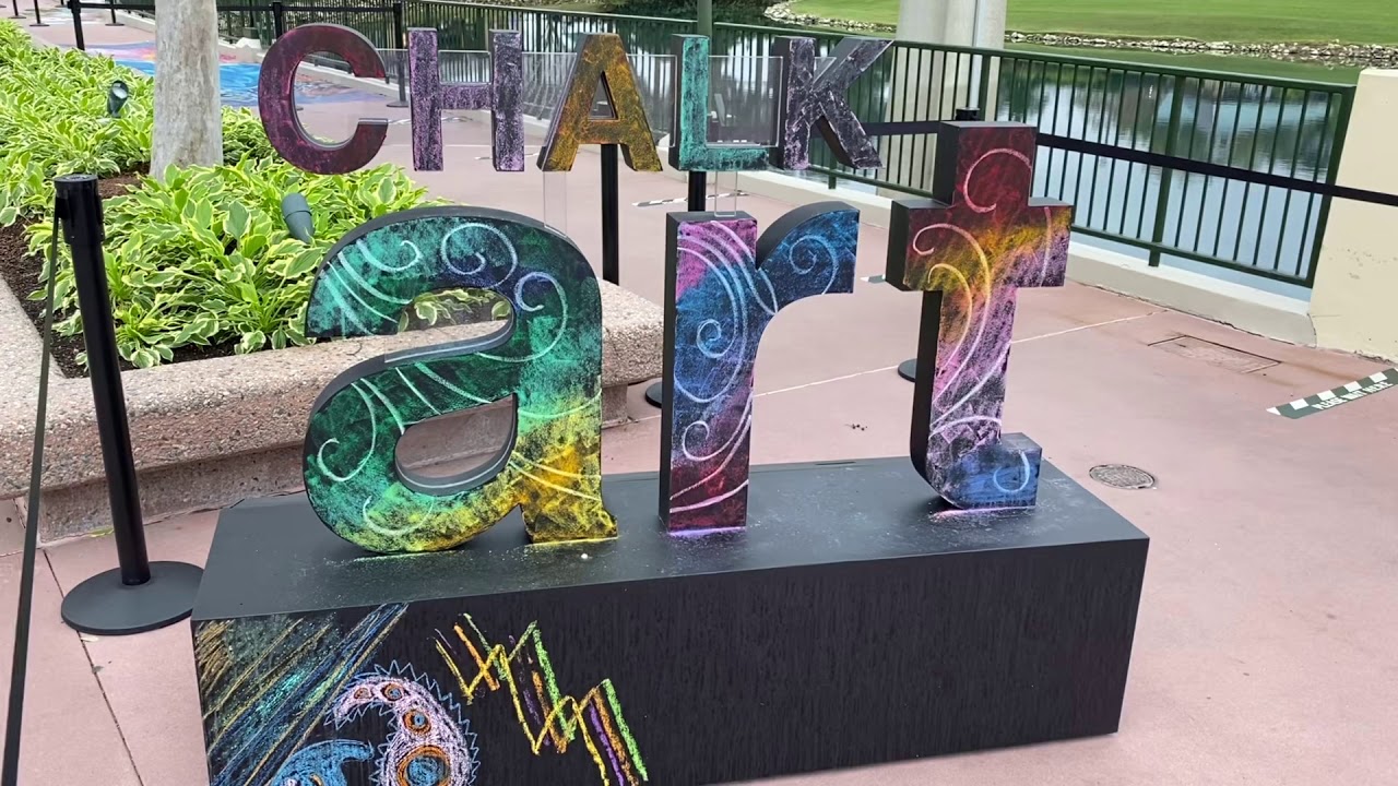 Amazing Chalk Art from Epcot&rsquo;s Festival of Arts at Disney World 2021