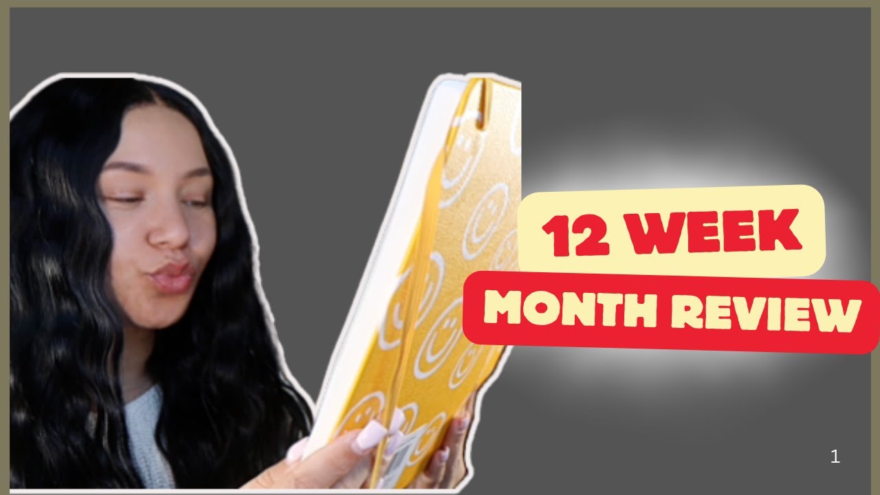 12-Week Plan Month 1 Review | Wins, Struggles & Adjustments