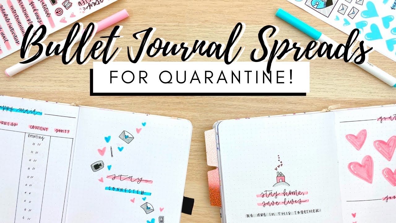 5 идей для Bullet Journal во время карантина! || Идеи для Bullet Journal во время социального дис...