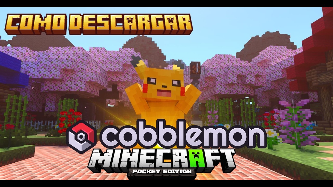 ✅[ COMO DESCARGAR] COBBLEMON PARA Minecraft Pe / Bedrock 1.21.X (JAVA)