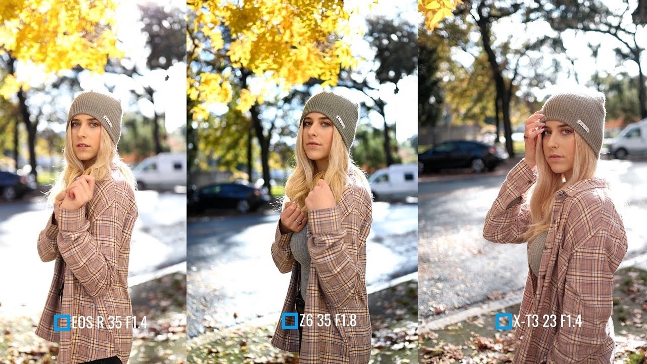 Nikon Z6 vs Canon EOS R vs Fujifilm X-T3 (Portraits) w/@trinacoulston