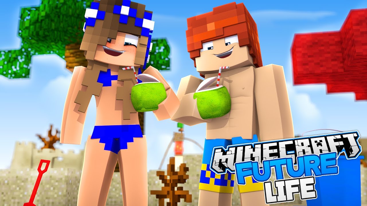 THE HONEYMOON!! (Future Life #6) w/Little Carly (Minecraft Custom Roleplay)