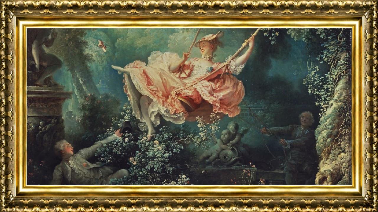 Jean Honoré Fragonard - The Swing (1767-68) | Framed Fine Art Screensaver for TV