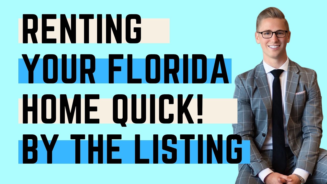 Renting Your Florida Home Quick! by Orlando Property Manager